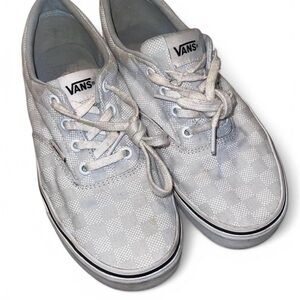 Vans Classic Gray Checkered Shoes